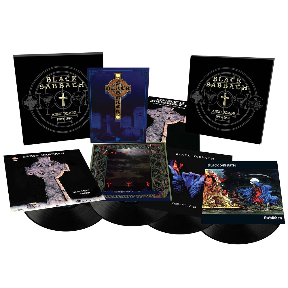 Black Sabbath - 4-LP box + signerat A4-foto
